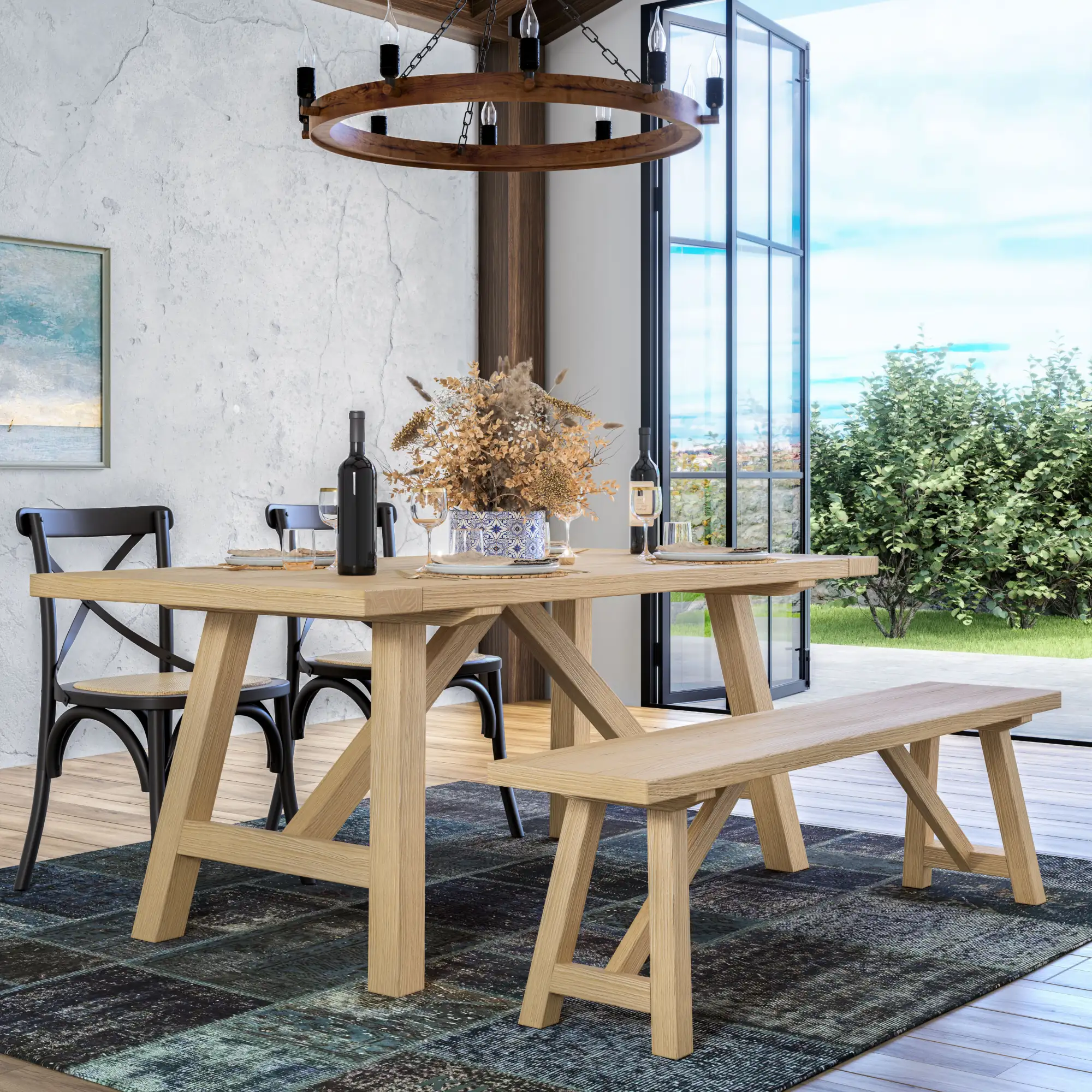 Cascais 72" Rectangular Dining Table - Image 6