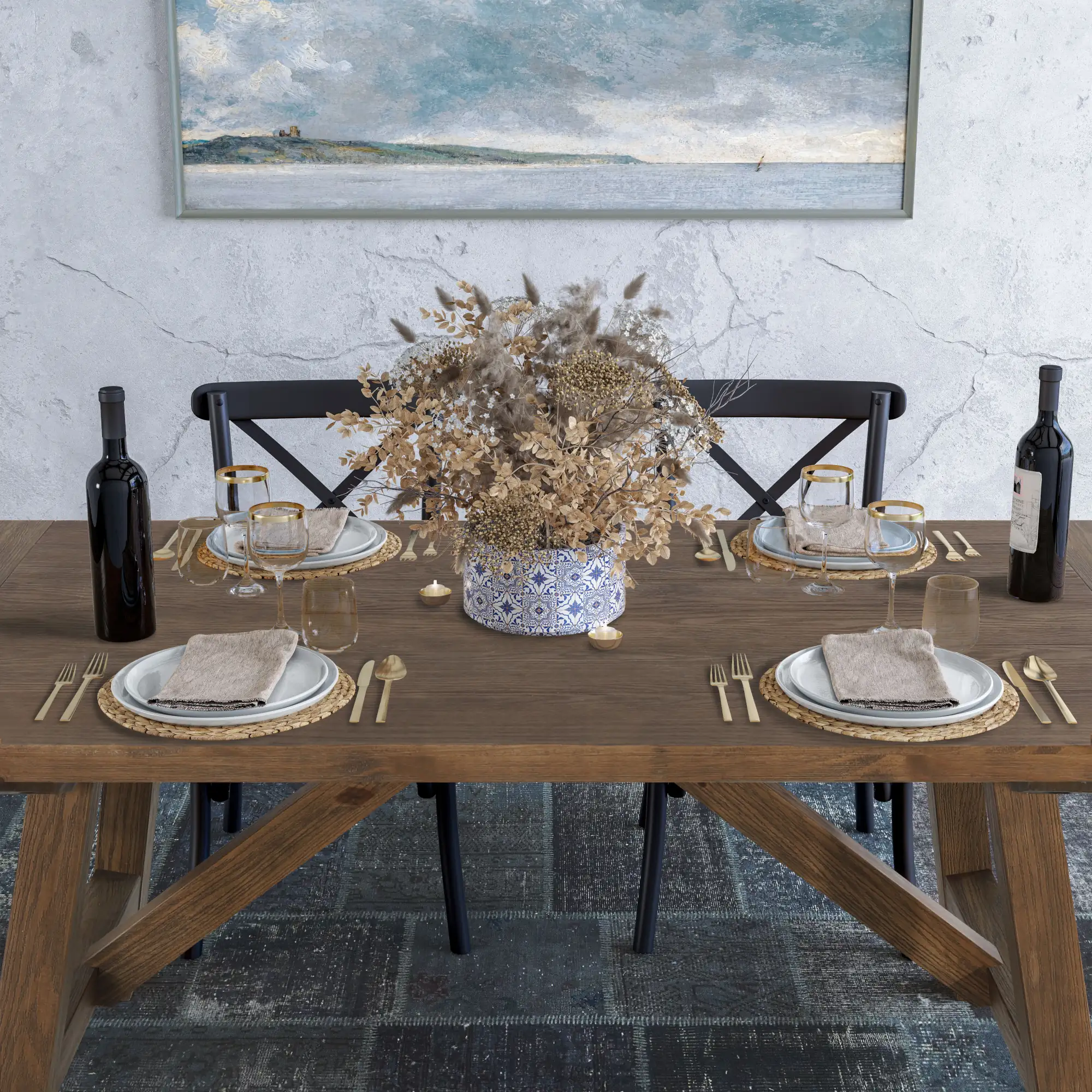 Cascais 72" Rectangular Dining Table - Image 9