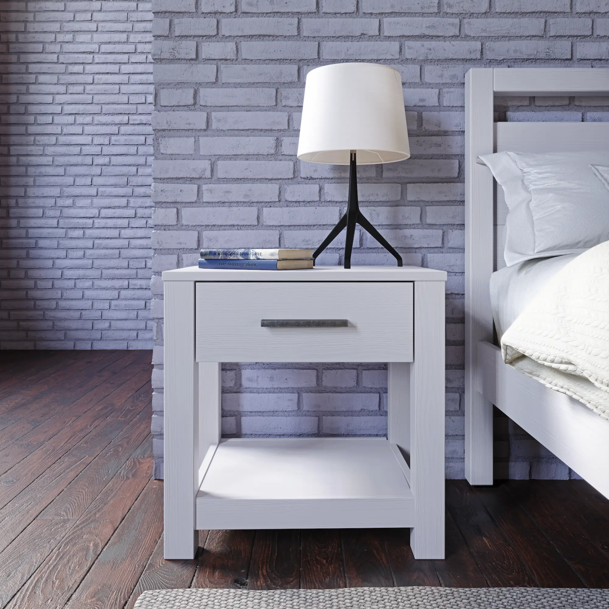 Loft One-Drawer Nightstand Set (Set of 2) - Image 18