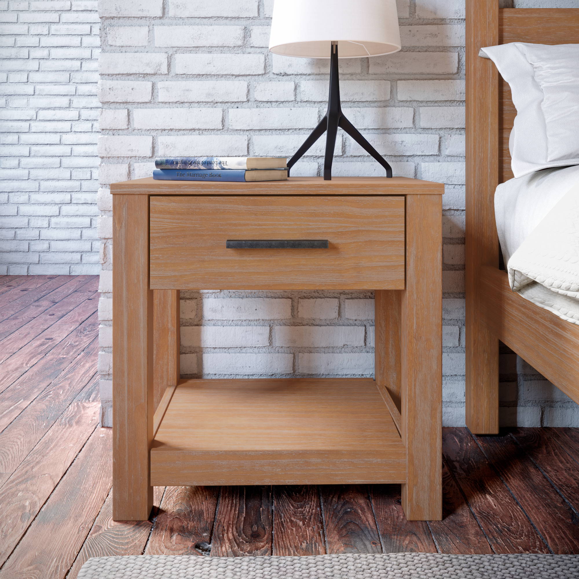 Loft One-Drawer Nightstand Set (Set of 2) - Image 24