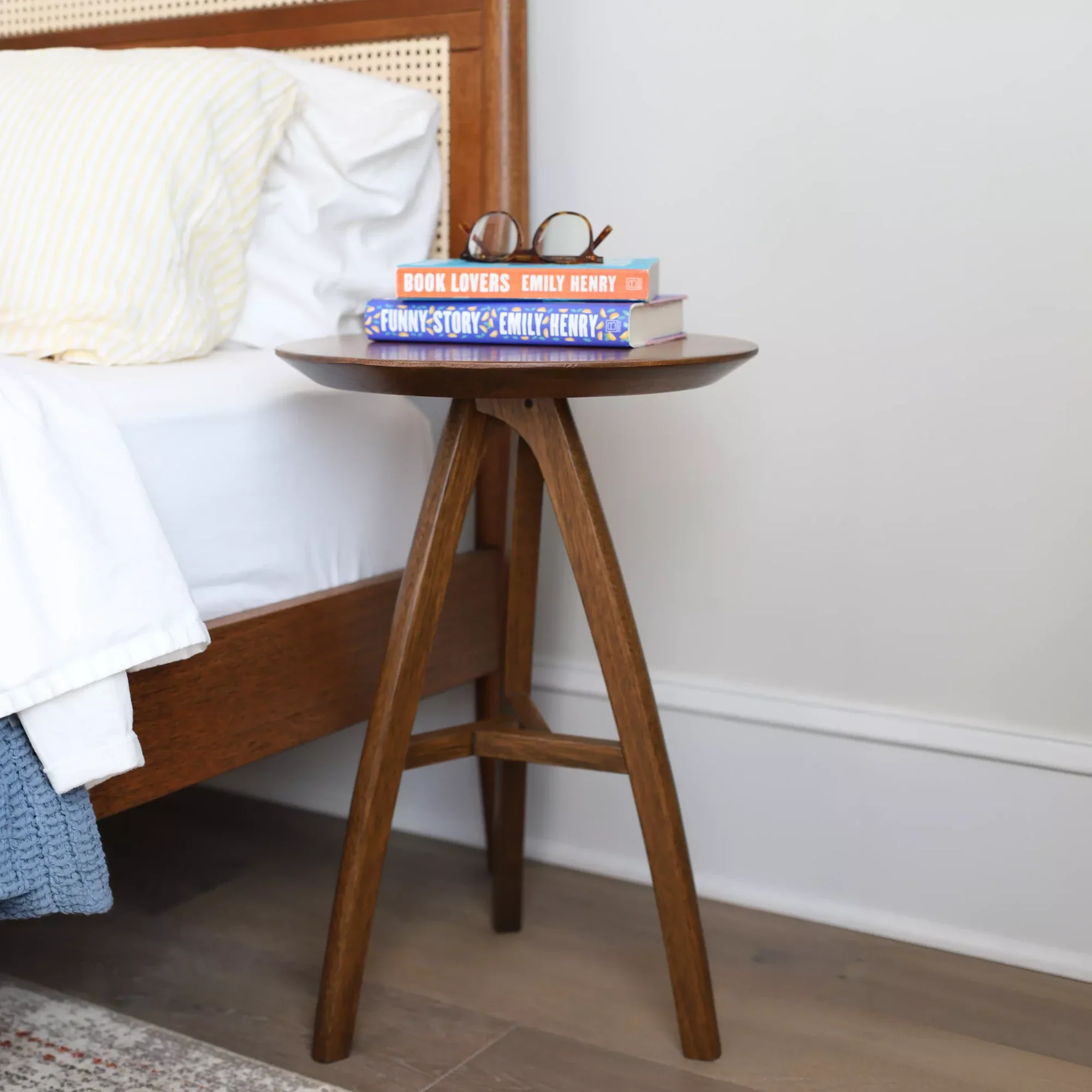 Mid Century Round End Table - Image 13