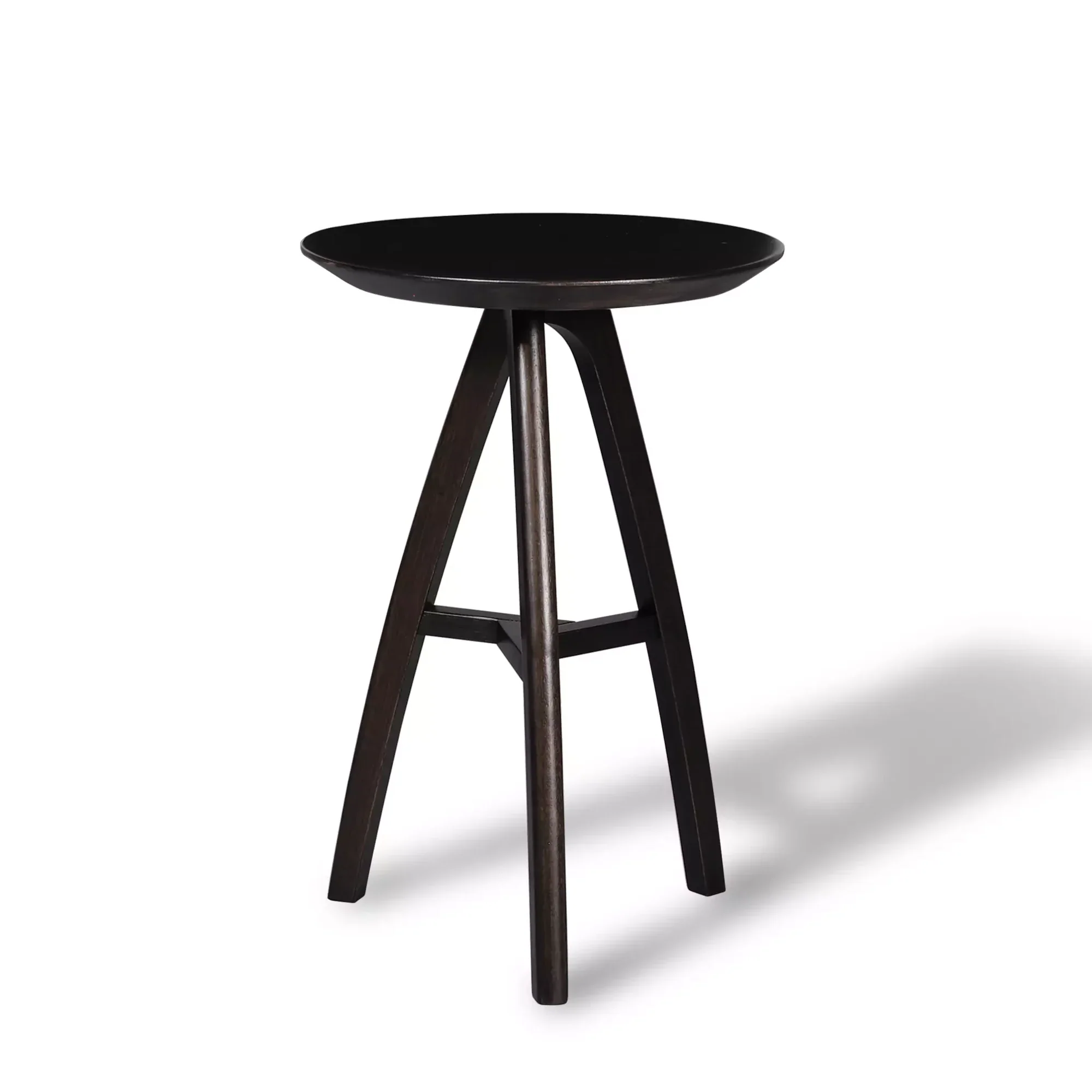 Mid Century Round End Table - Image 12