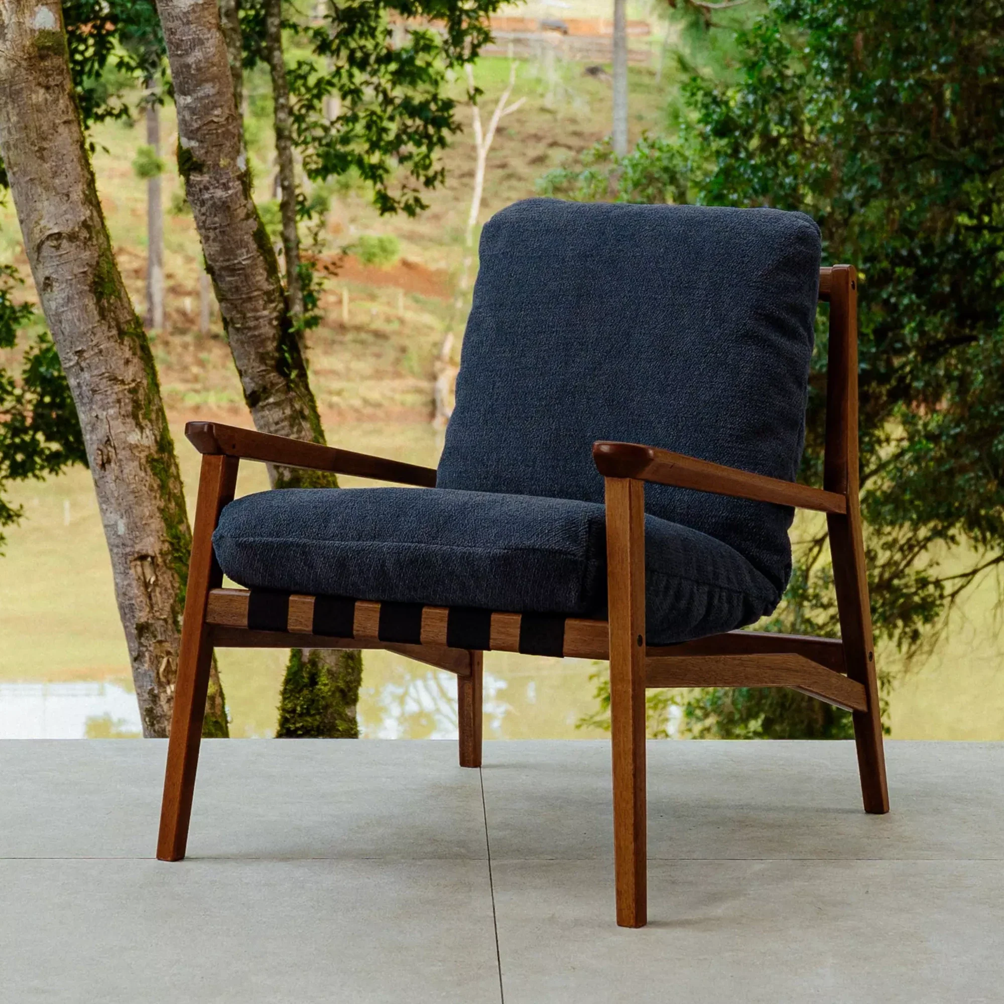 Mid Century Lounge Chair + Ottoman - Image 37
