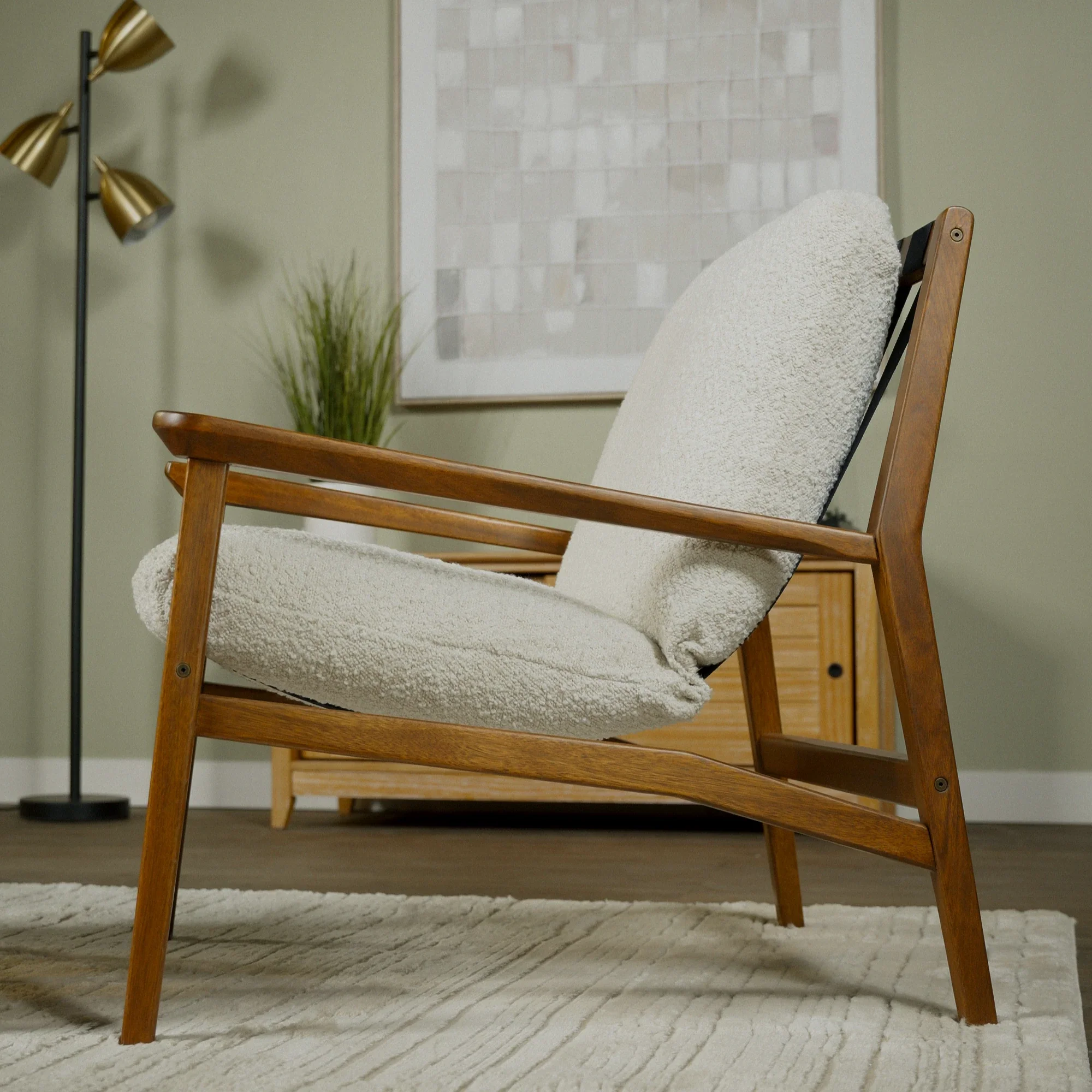 Mid Century Lounge Chair + Ottoman - Image 89