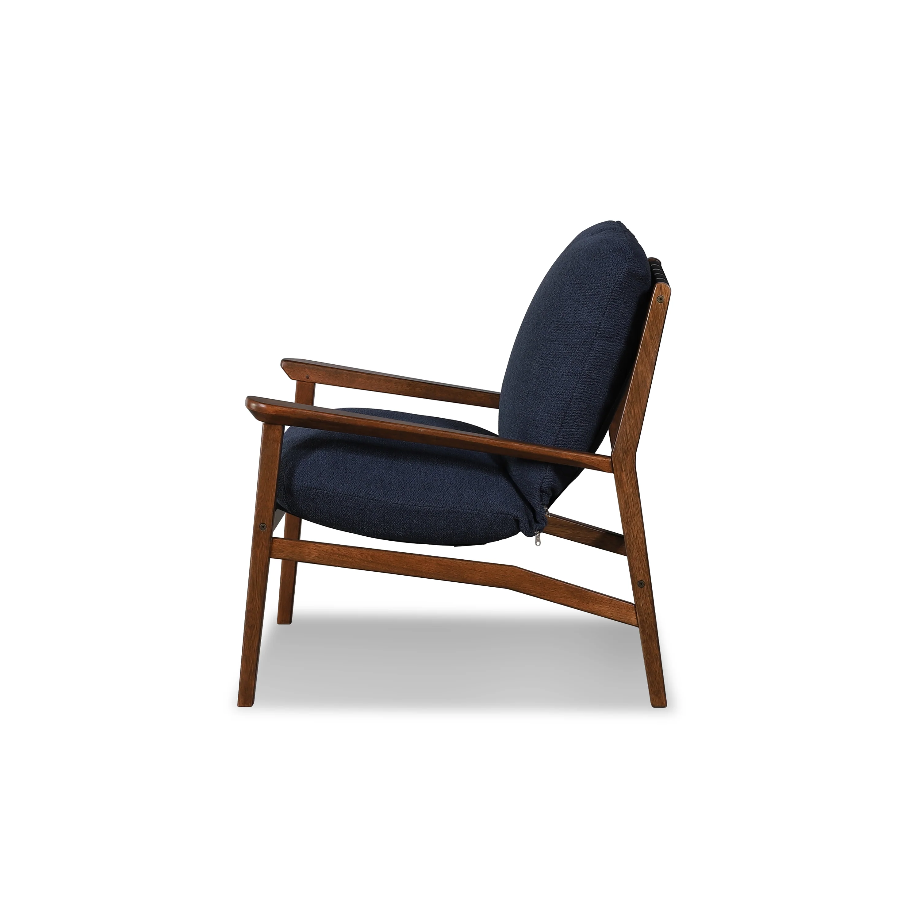 Mid Century Lounge Chair + Ottoman - Image 9