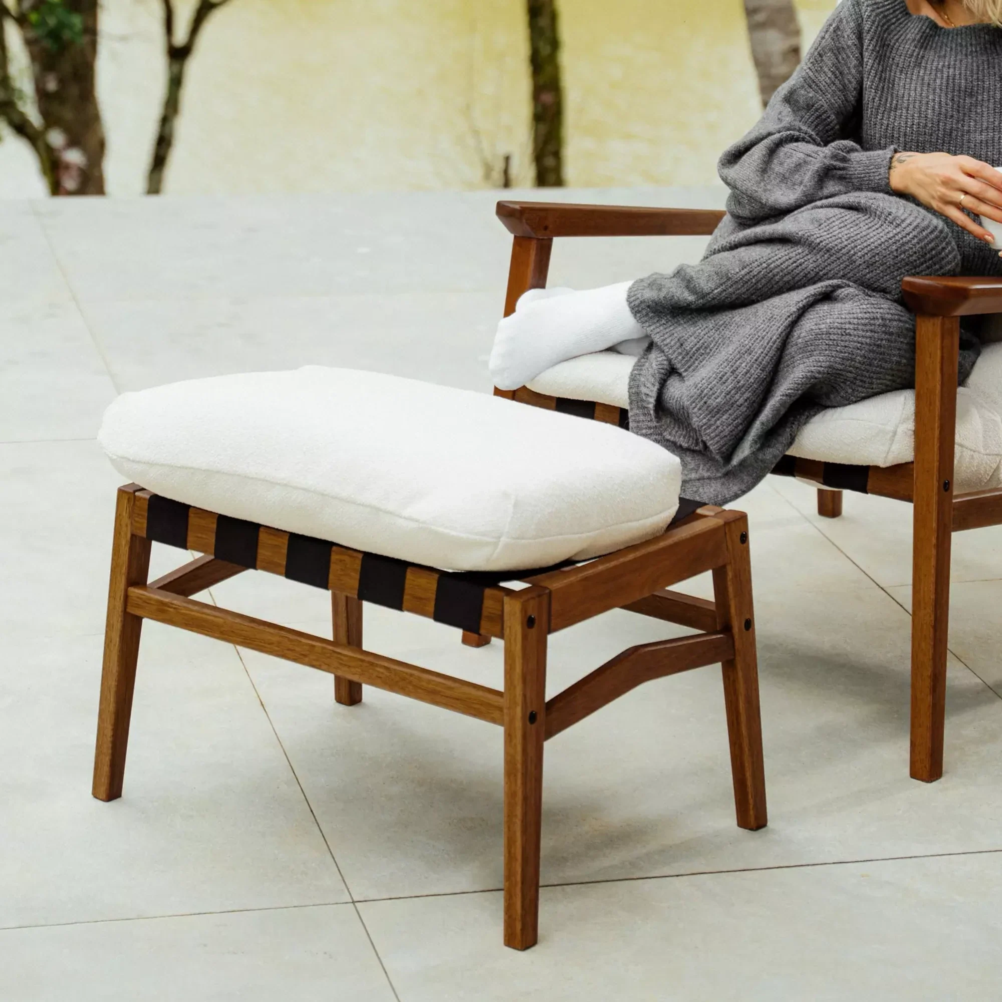 Mid Century Lounge Chair + Ottoman - Image 99